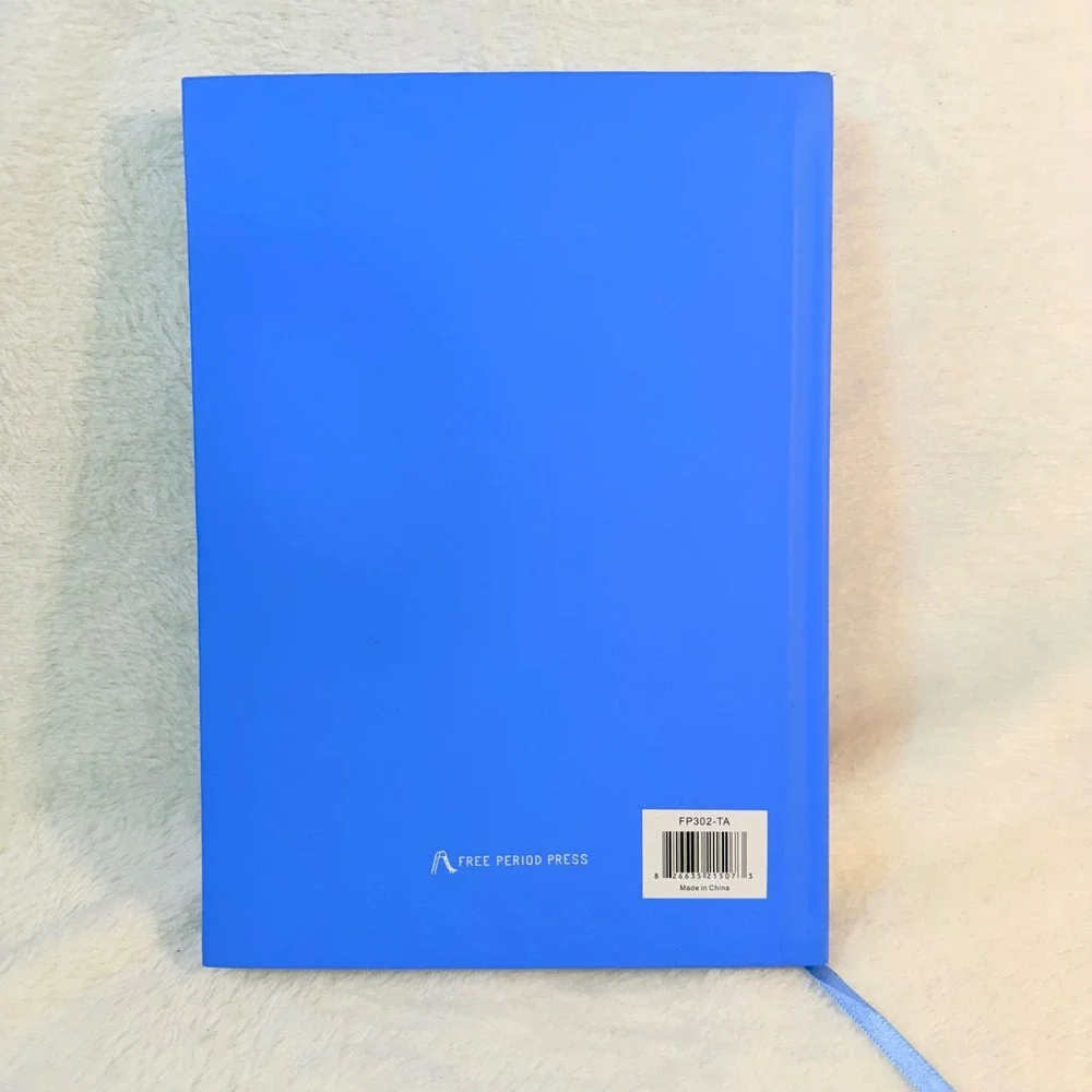 Free Period Press Self‎ Care Journal Blue Hardcover Guided Prompt Diary FP302-TA